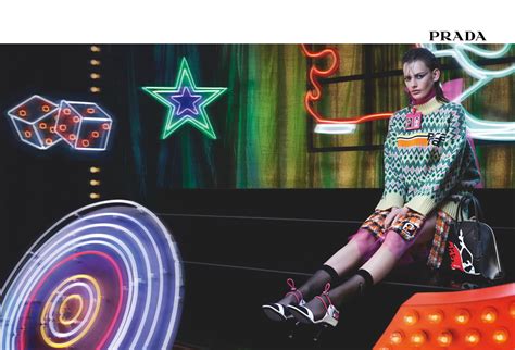 neon dreams prada|365, Prada Fall/Winter 2018 Campaign – Prada Neon Dream.